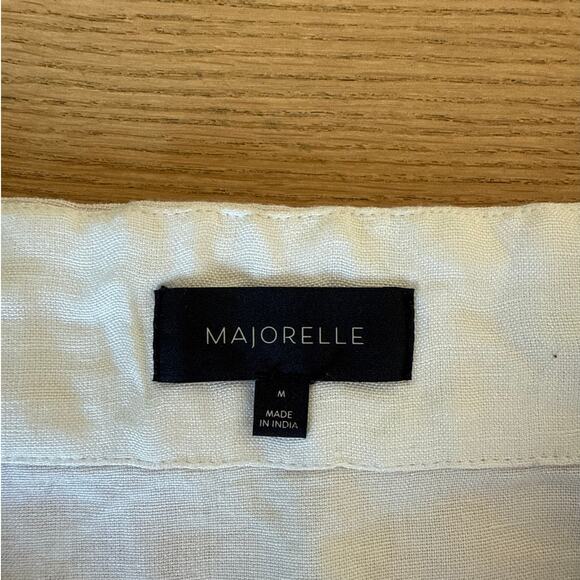 Majorelle - Liza Embroidered Mini Skirt in Cream Pink and Orange - Picture 3 of 5